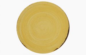 Prato Coupe 28cm Rustico Amarelo