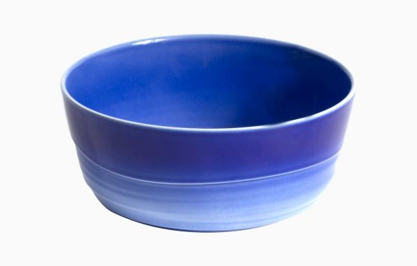 Taça 14Cm H6Cm Agma Marino. Taça de pequeno-almoço azul degradê. Taça de sopa. Saladeira individual.