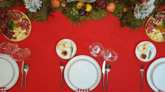 5 Tips into setting the table for Christmas dinner