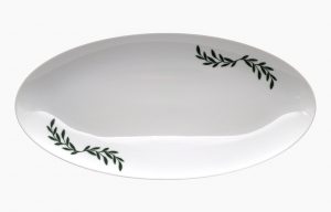 Plate Elliptical 32X16cm