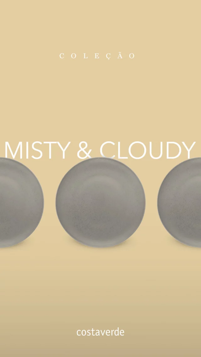 A nossa nova coleção Misty & Cloudy, é um conjunto de peças que comunica sentimentos e sensações através da estética. Ideal para uma refeição que nunca será apenas mais uma refeição.

Toda a coleção no link da nossa Bio.

—

Our new Misty & Cloudy collection is a set of pieces that communicates feelings and sensations through aesthetics. Perfect for a meal that will never be just another meal.

All the collection on the link in our Bio.

#CostaVerdePorcelanas #PorcelanaPortuguesa #PortuguesePorcelain #Porcelain #MistyCloudyCollection
